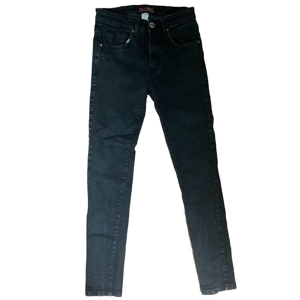 WEST ACE Youth Black Faded Jeans 28x32 Denim Jeans Skinny